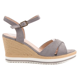 Anesia Paris Modne sive sandale siva