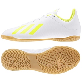 Unutarnje cipele adidas X 18.4 U Jr BB9411 višebojan bijela