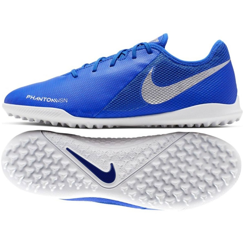 Nike Phantom Vsn Academy Tf M AO3223-410 nogometne cipele raznobojna plava