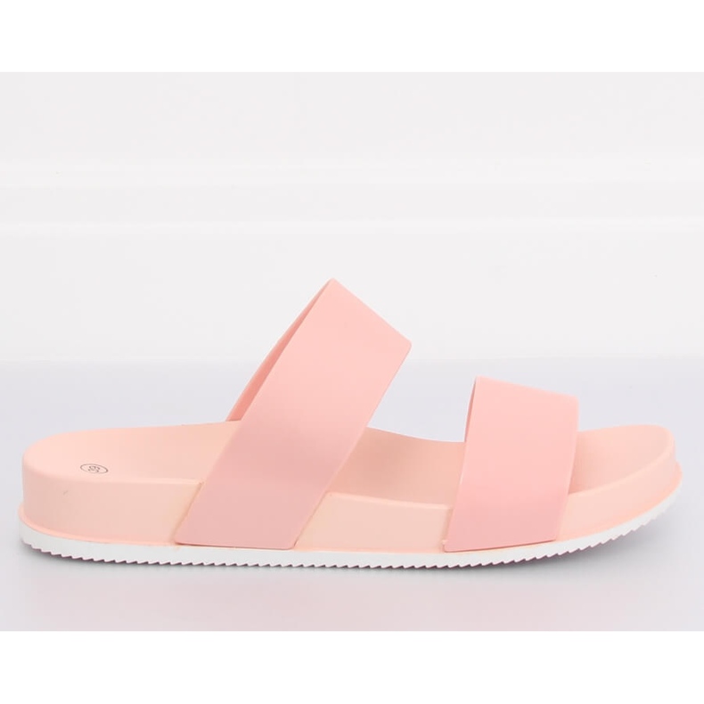 Ružičaste CK66P Ružičaste papuče s gumenim prugama ružičasta