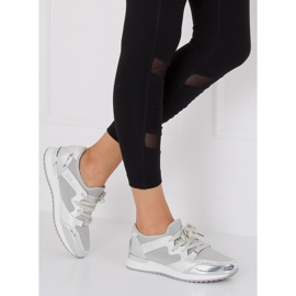 Srebrne sportske cipele 6241 srebrne II-GAT siva