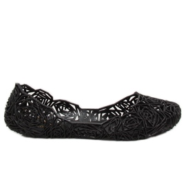 Crne gumene balerinke QX-02 Crna