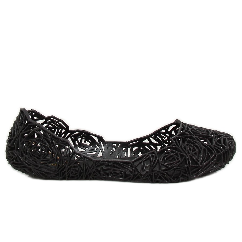 Crne gumene balerinke QX-02 Crna crno