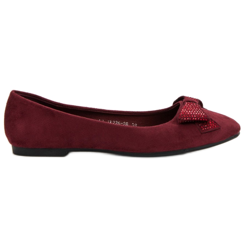 Best Shoes Maroon balerine crvena