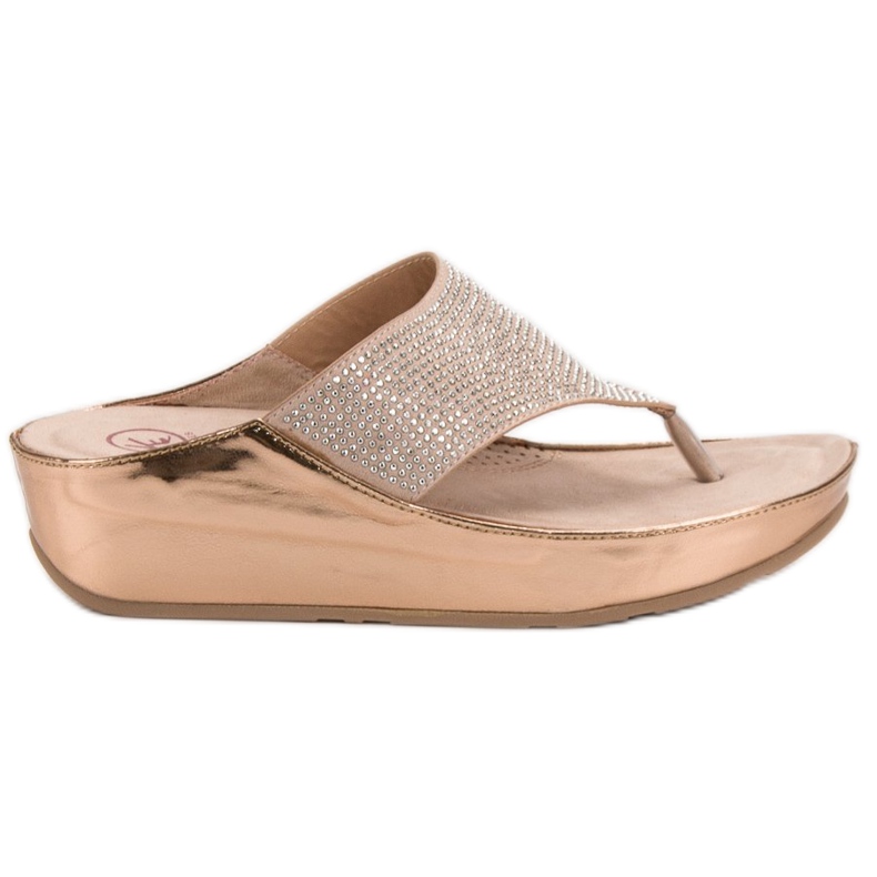 Kylie Sandale na klin žuta boja raznobojna