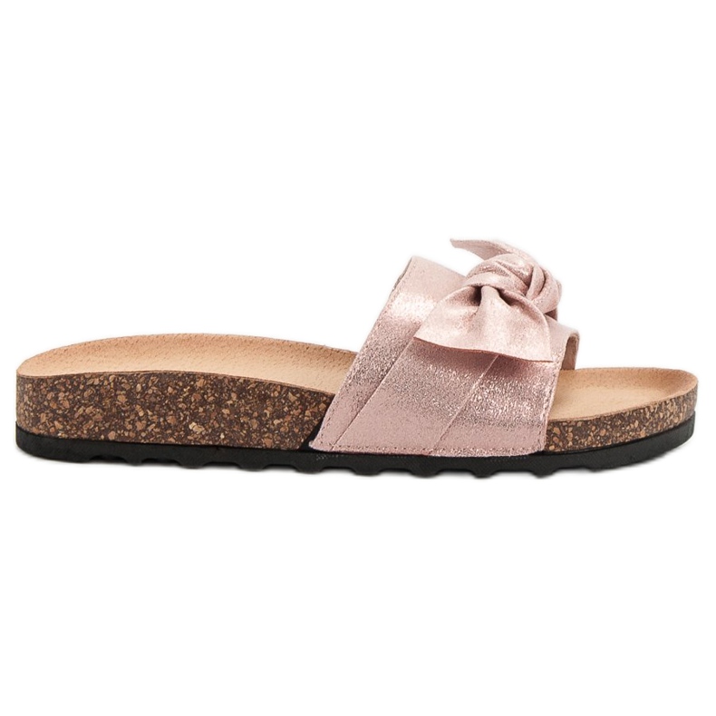 Queen Vivi Ležerne papuče sa sjajem ružičasta