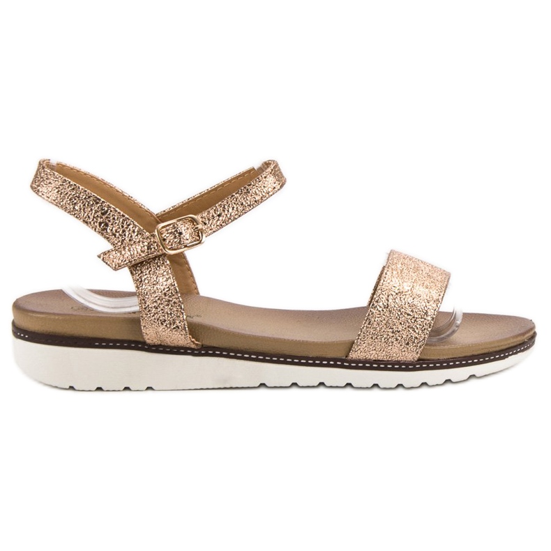 Ch. Creation Sjajne sandale žuta boja