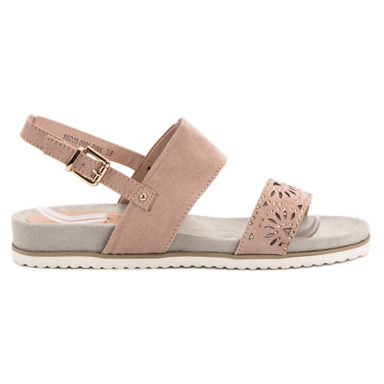 Evento Puder otvorene sandale ružičasta