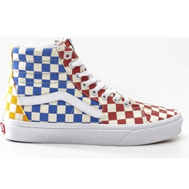 Vans Sk8 Hi Vlv Checkerboard Multi True White bijela plava višebojan