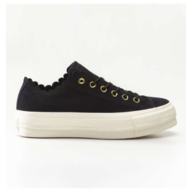 Converse Chuck Taylor All Star Lift Scallop 499 crna zlatna egret