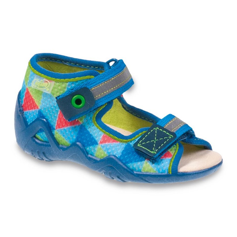 Befado žute dječje cipele 250P059 plava raznobojna