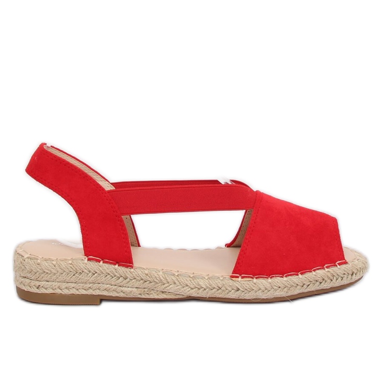 Crvene ženske espadrile SA-2893 Crvene crvena