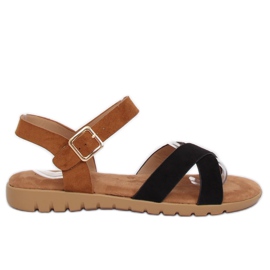 Crne ženske sandale 999 Black crna