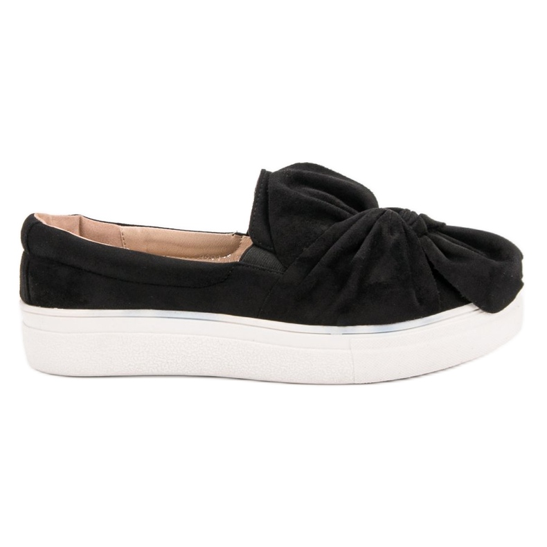 Sliponi od antilopa s mašnom za VICES crno