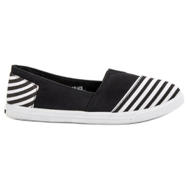 SHELOVET Slip On Light tenisice bijela crna