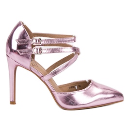 Kylie Sjajni modni klinovi ružičasta