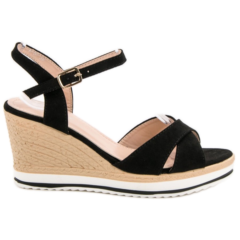 Anesia Paris Modne crne sandale crno