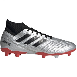 Adidas Predator 19.3 Fg M F35595 kopačke crvena srebro