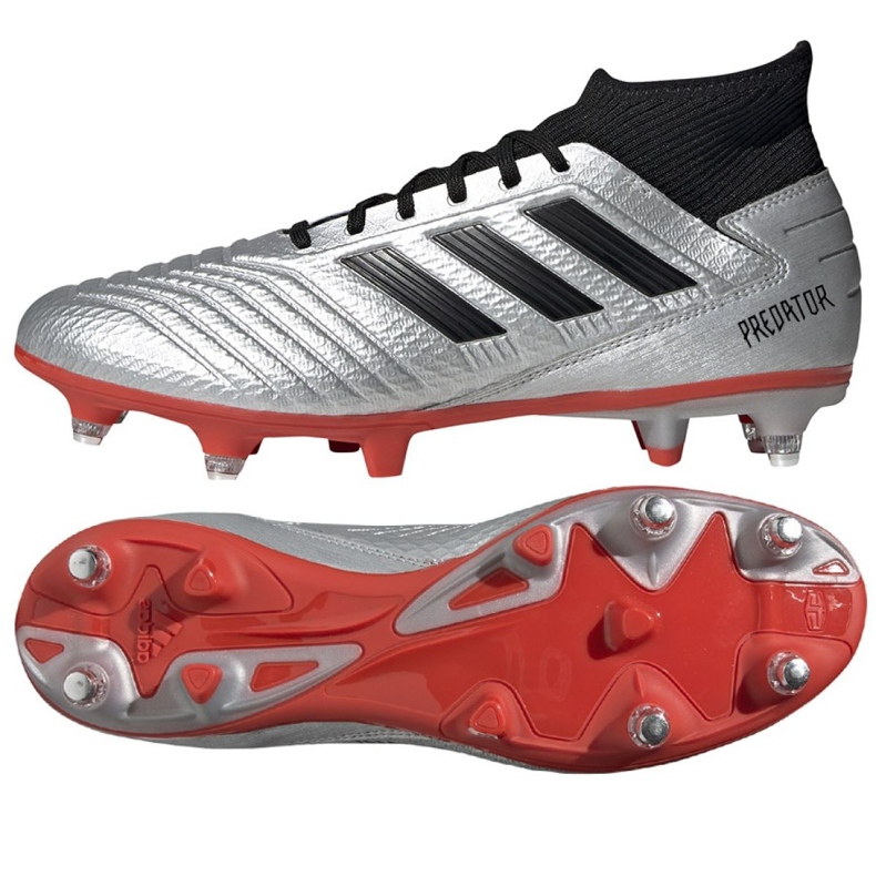 Adidas Predator 19.3 Sg M F99992 kopačke raznobojna srebro
