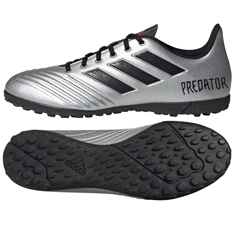 Adidas Predator 19.4 Tf M F35634 kopačke raznobojna srebro