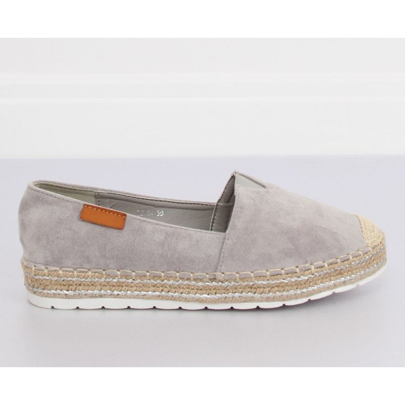 Espadrile od sivog suncobrana RC-61 Siva II-GAT