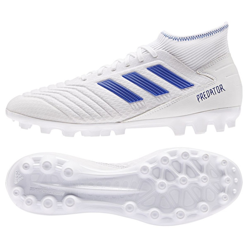 Adidas Predator 19.3 Ag M D97943 kopačke bijela bijela