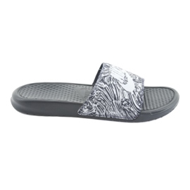 Nike Benassi Just Do It Print 631261-403 Slajd bijela tamnoplava