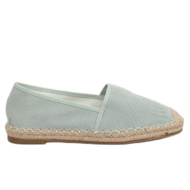 Ženske espadrile akvamarin N-2978 L.GREEN zelena