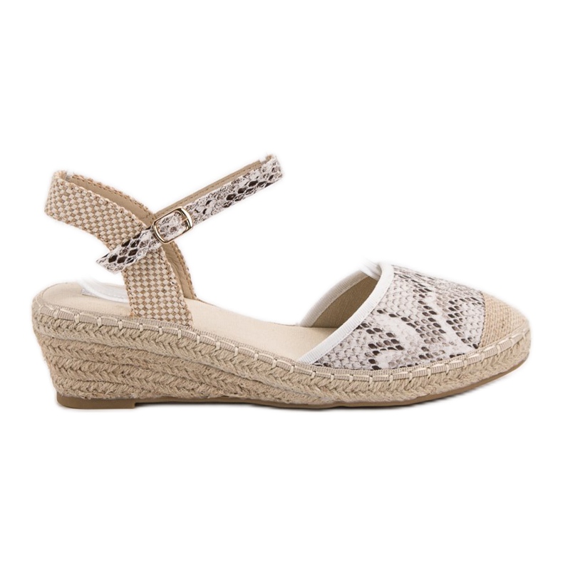 Best Shoes Klinaste espadrile smeđa