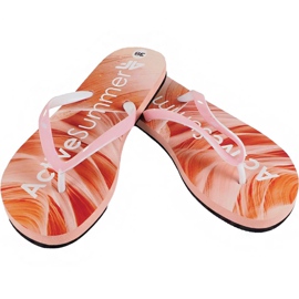 Papuče 4f W H4L19-KLD004 64S losos višebojan višebojan