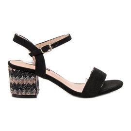 SDS Sandale na šanku crna