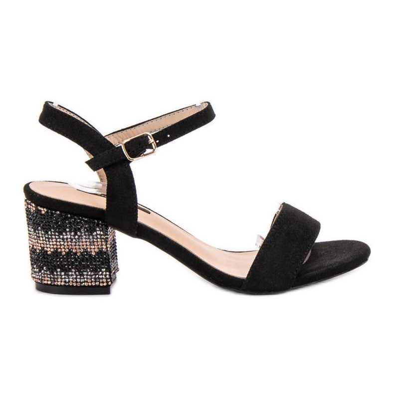 SDS Sandale na šanku crno