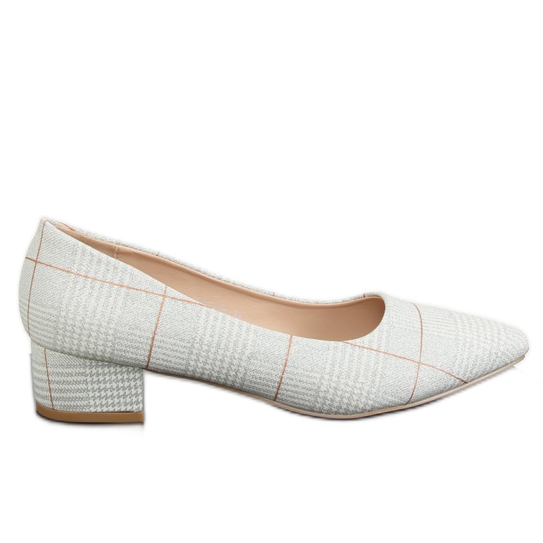 Crpke u srebrnom kariranom srebru CC207P siva