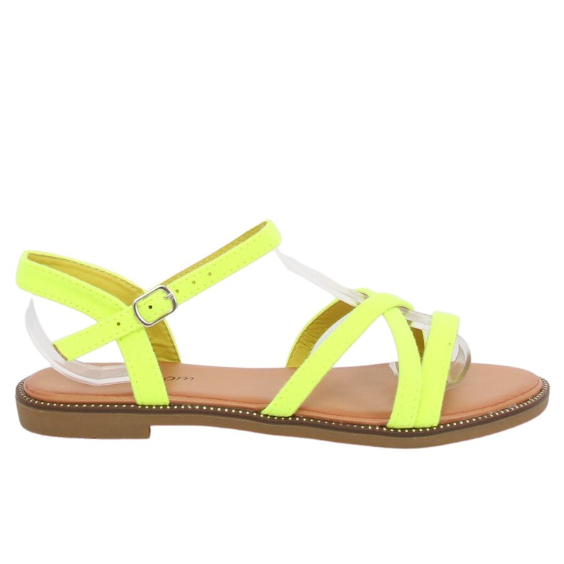 Žute ženske sandale WL255 Žute žuta boja