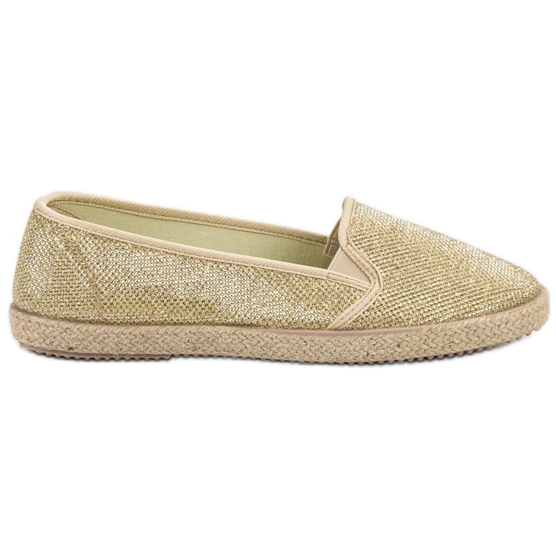 SHELOVET Golden Slip-On tenisice zlatna