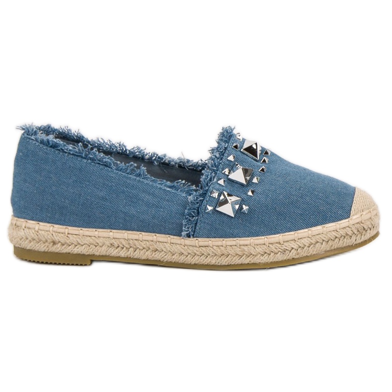 Bestelle Espadrile s klinovima plava