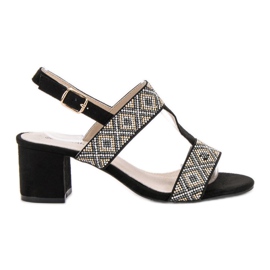 Goodin Sandale s visokim potpeticama crna