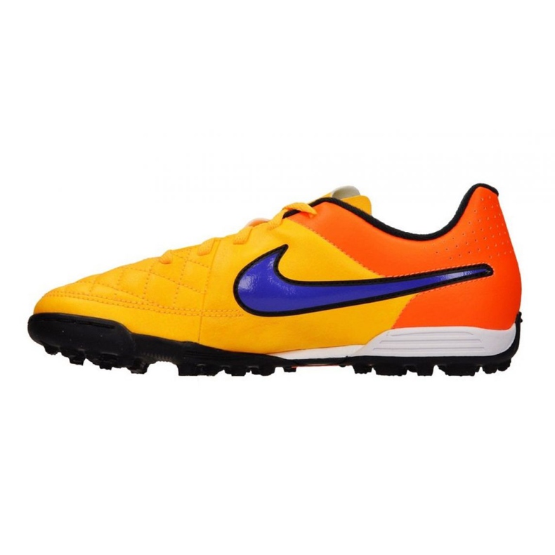 Nike Tiempo Rio Ii Tf Jr 631524-858 nogometne cipele raznobojna naranča