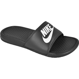 Papuče Nike sportska odjeća Benassi Jdi M 343880-090 bijela crna