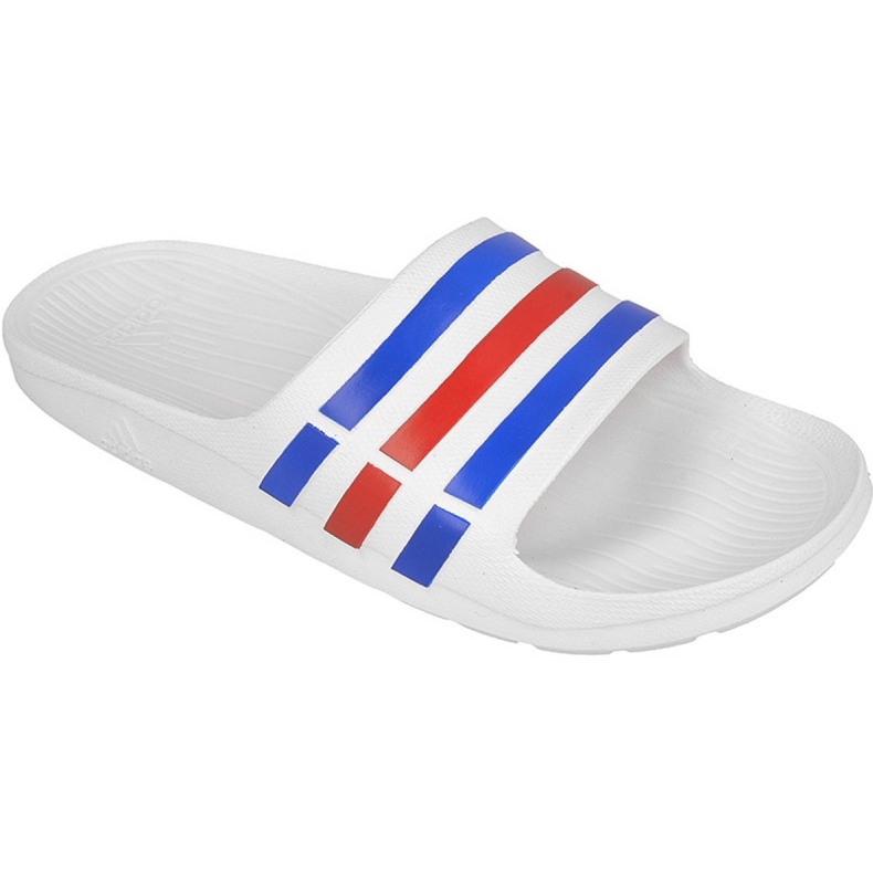 Adidas papuče Duramo Slide M U43664 bijela crvena plava