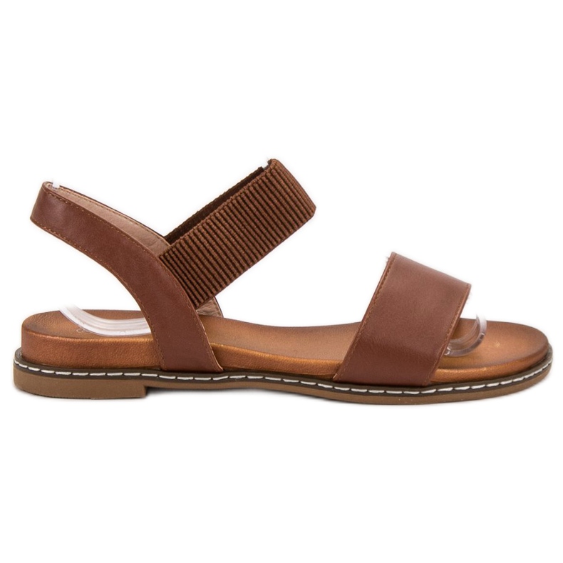 Mannika Smeđe sandale smeđa