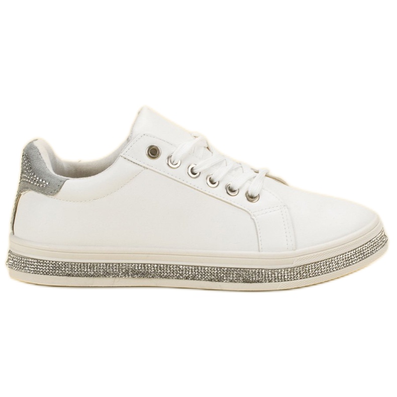 SDS Sportske cipele s kubnim cirkonijem bijela