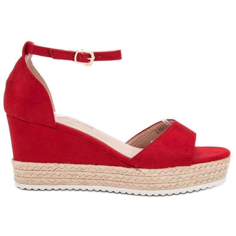 Sweet Shoes Sandale sa espadrilama crvena