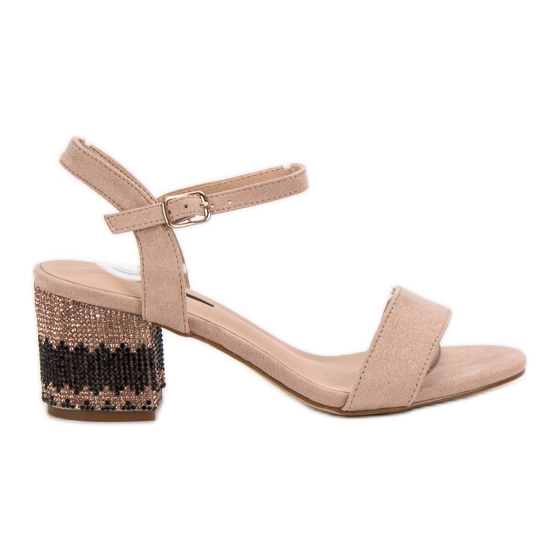 SDS Sandale na šanku smeđa