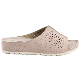 Goodin Ažurne papuče smeđa