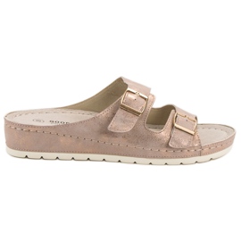 Goodin Papuče s kopčom ružičasta