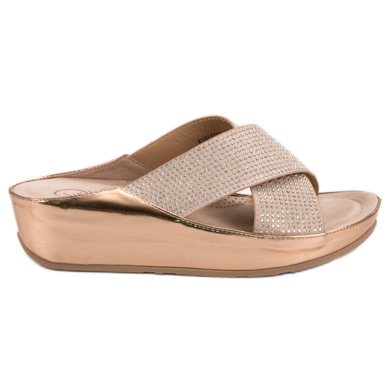 Kylie Sandale na klin smeđa