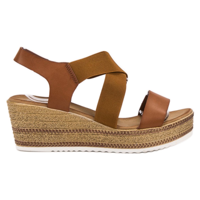 Flyfor Lagane klizne sandale smeđa