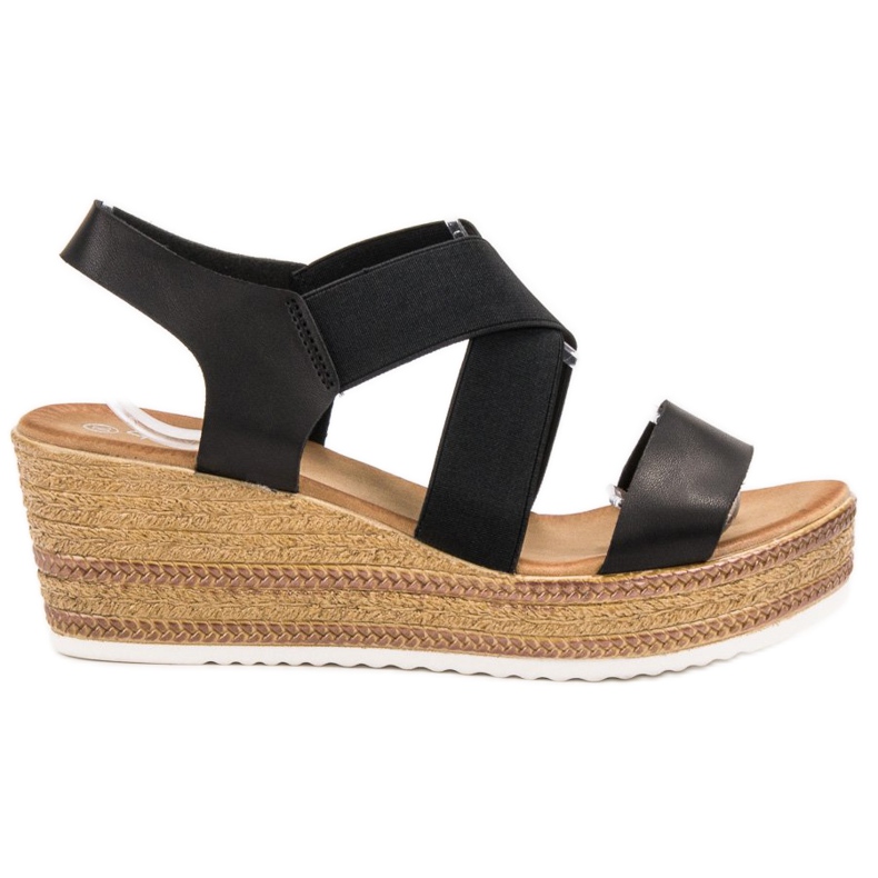 Flyfor Lagane klizne sandale crno