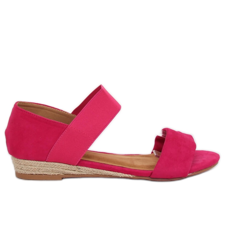 Sandale espadrile Fuchsia 9R71 Rose ružičasta